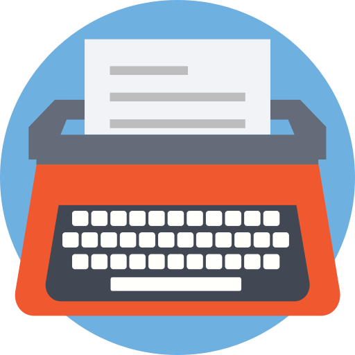 Typewriter icon