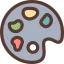 Paint palette icon 64x64