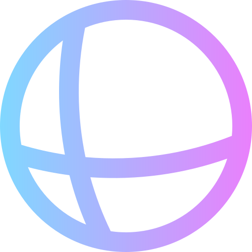 Earth grid icon