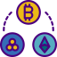 Cryptocurrencies ícono 64x64