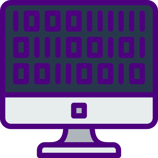 Binary code ícono