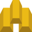 Gold Bars icon 64x64