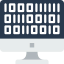 Binary code icon 64x64