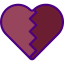 Разбитое сердце иконка 64x64