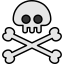 Skull and bones 图标 64x64