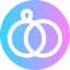 Wedding rings icon 64x64