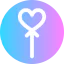 Heart balloon icon 64x64