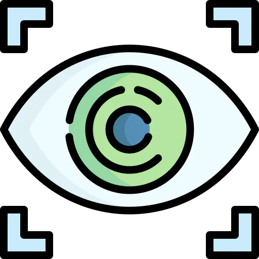 Eye tracking ícono