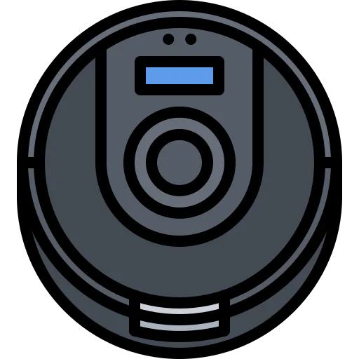 Robot vacuum cleaner icon