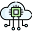 Cloud computing biểu tượng 64x64