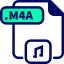 M4a アイコン 64x64