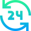 24 hours Symbol 64x64