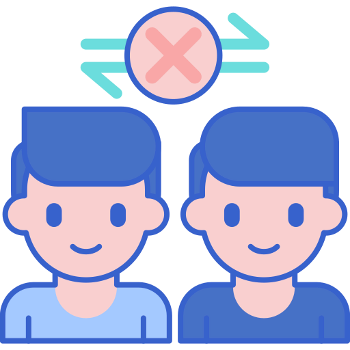Avoid crowds icon