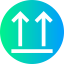 Up arrows icon 64x64