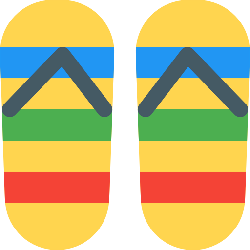 Flip flops icon