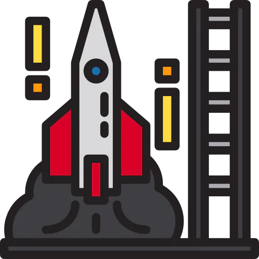 Rocket launch ícono