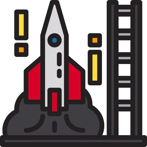 Rocket launch icon