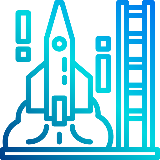 Rocket launch icon