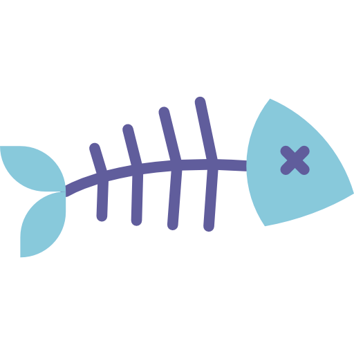 Fish bone icon