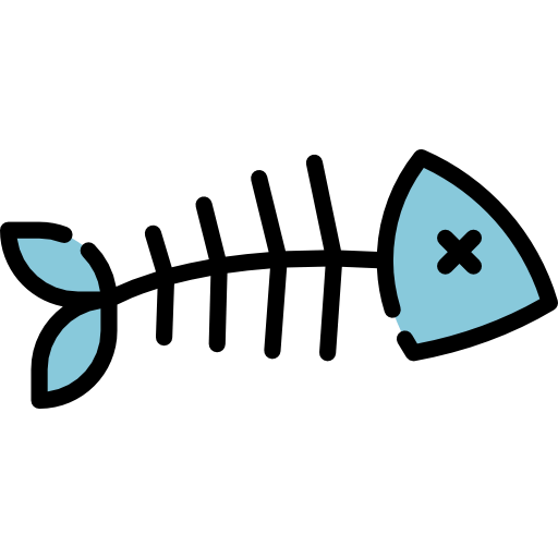 Fish bone icon