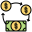 Cash flow icon 64x64