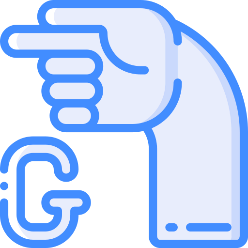 Sign language ícone