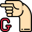 Sign language icon 64x64