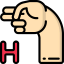 Sign language icon 64x64