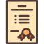 Certificate icon 64x64