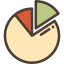 Pie chart icon 64x64