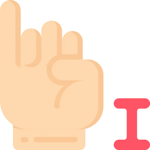 Sign language icon