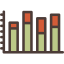 Bar graph icon 64x64