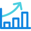 Bar chart icon 64x64