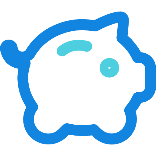 Piggy bank icon