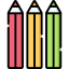 Color pencils icon 64x64