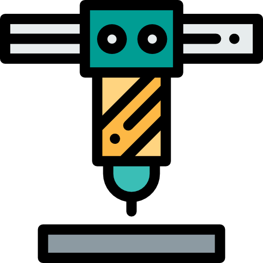Robot arm icon