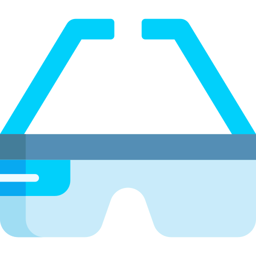 Virtual glasses icon