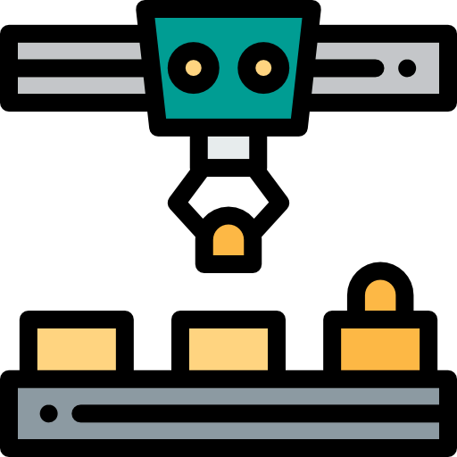 Robot arm icon