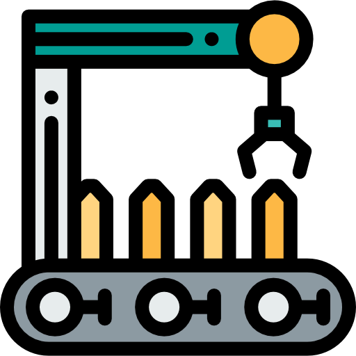 Robot arm icon