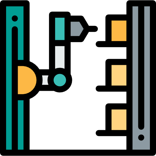 Robot arm icon
