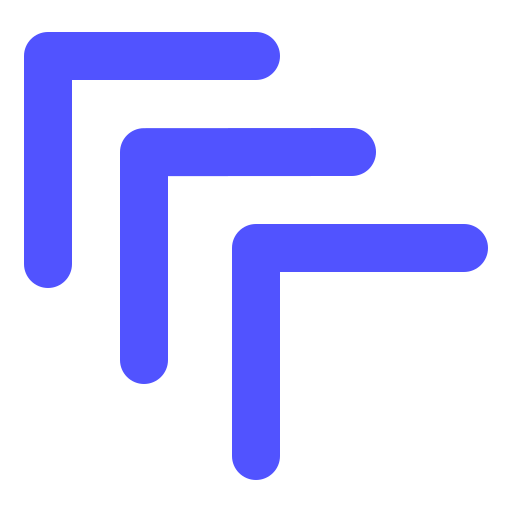 Diagonal arrows icon