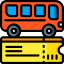 Bus ticket icon 64x64