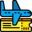 Plane ticket icon 64x64