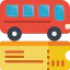 Bus ticket icon 64x64