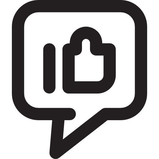 Speech bubble icon