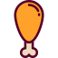 Chicken leg icon 64x64