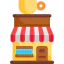 Coffee shop icon 64x64