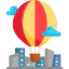 Hot air balloon icon 64x64