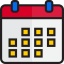Calendar ícono 64x64
