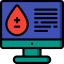 Blood donation icon 64x64